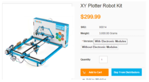 XY plotter robot