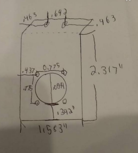 Figure 1. X-Axis Measurements