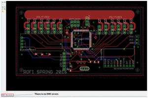 finalized PCB layout