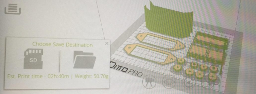 Figure 14 - Model on Makerbot