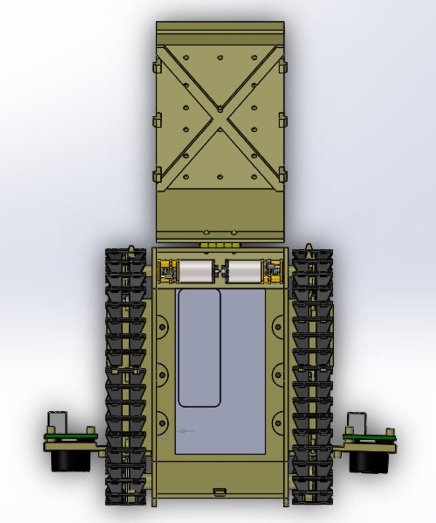 Figure 6 - Modeled Support Structure