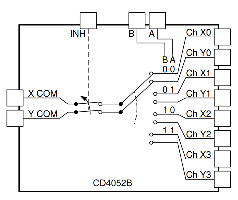 Hcf4050 схема подключения